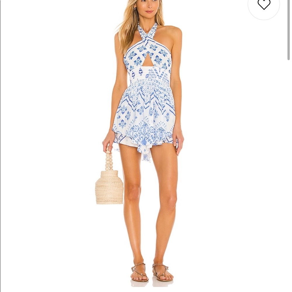 Rococo Sand - leas cutout dress